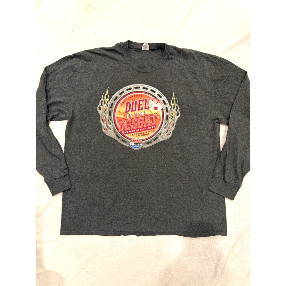 2020 Duel in the Desert Las Vegas Motor Speedway Racing Shirt 2XL‎ Gray